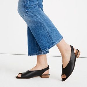 Madewell The Tavi Slingback Sandal - Black